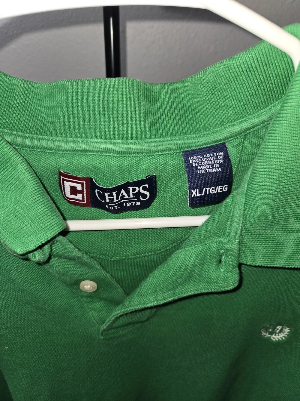 Chaps Boys' Bright Green Polo Shirt